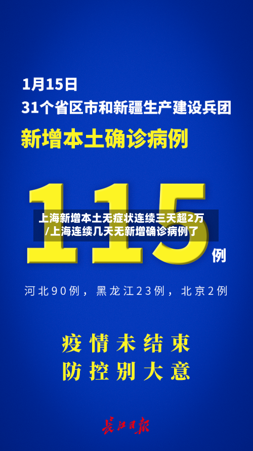 上海新增本土无症状连续三天超2万/上海连续几天无新增确诊病例了-第2张图片